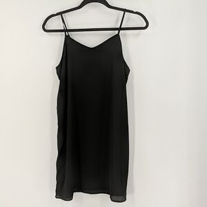LOVE, FIRE Spaghetti Strap Mini Slip Dress